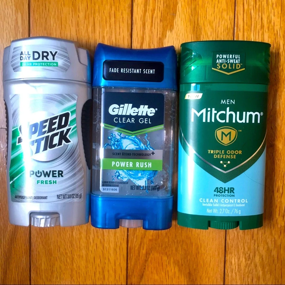 NWT Men Hygiene Lot of Three Piece Set